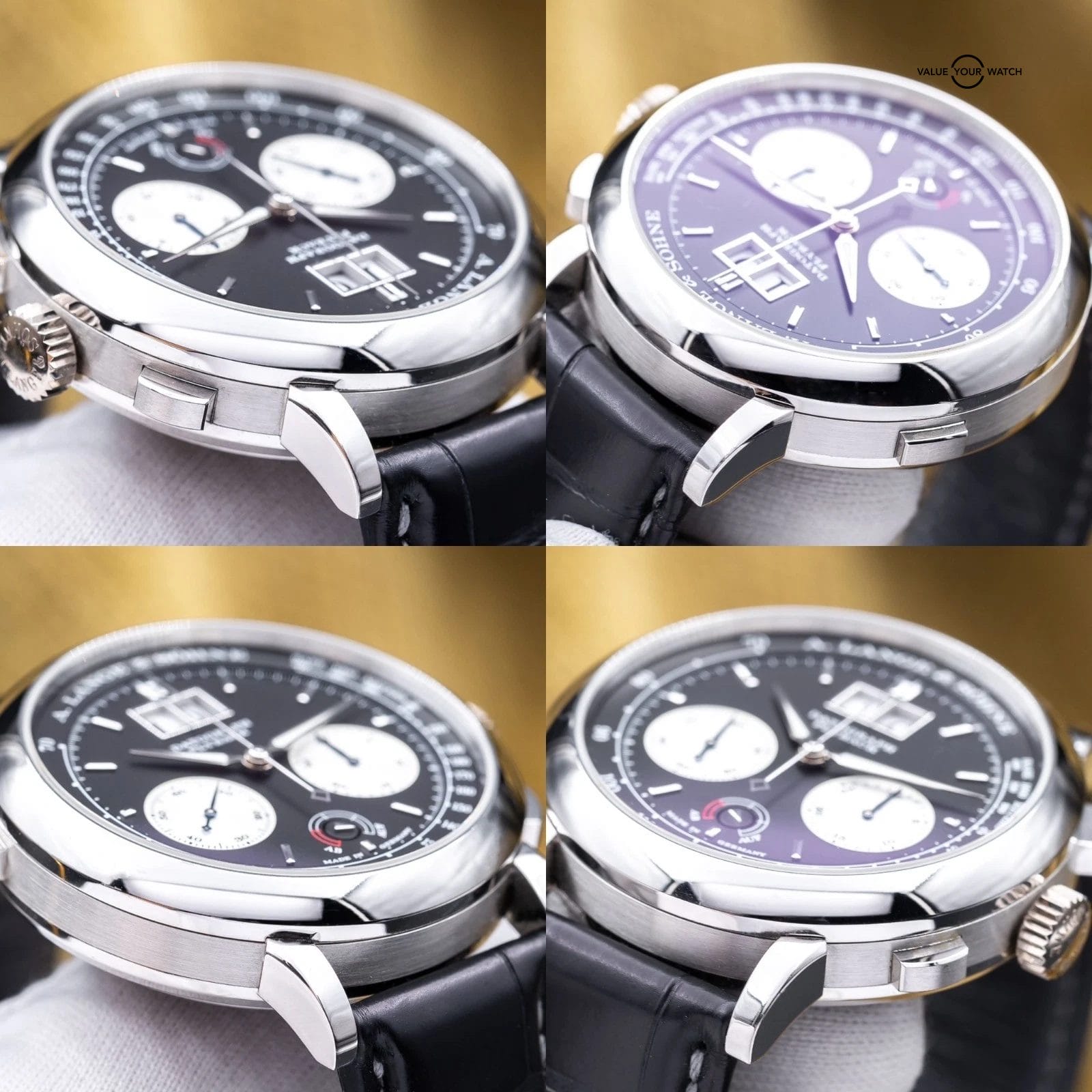 A. Lange & Söhne Datograph Up/Down Platinum 41mm Black Dial 405.035 - Full Set - Image 18