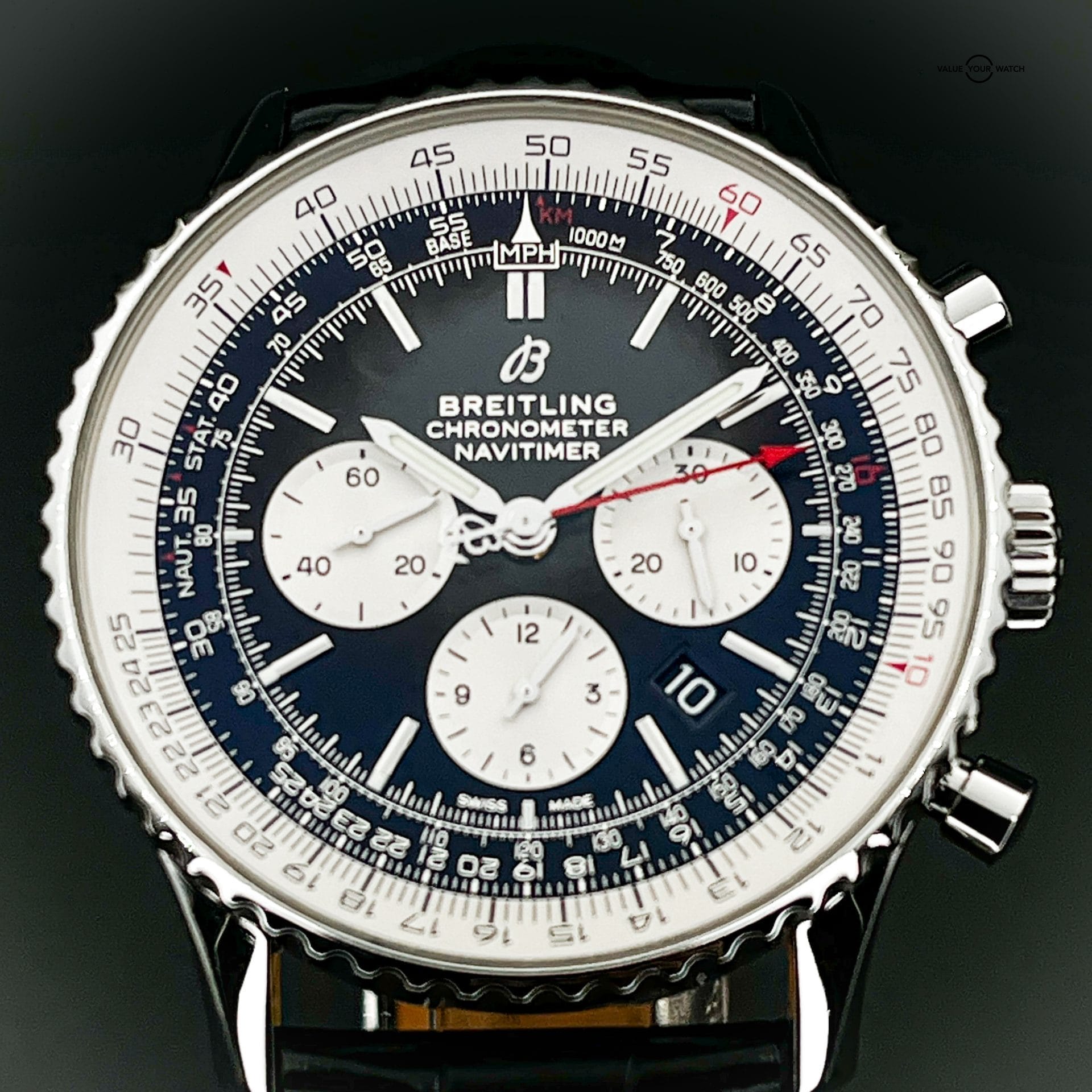 Breitling Navitimer 1 B01 Chronograph 46MM - AB0127211B1P1 - Black Dial