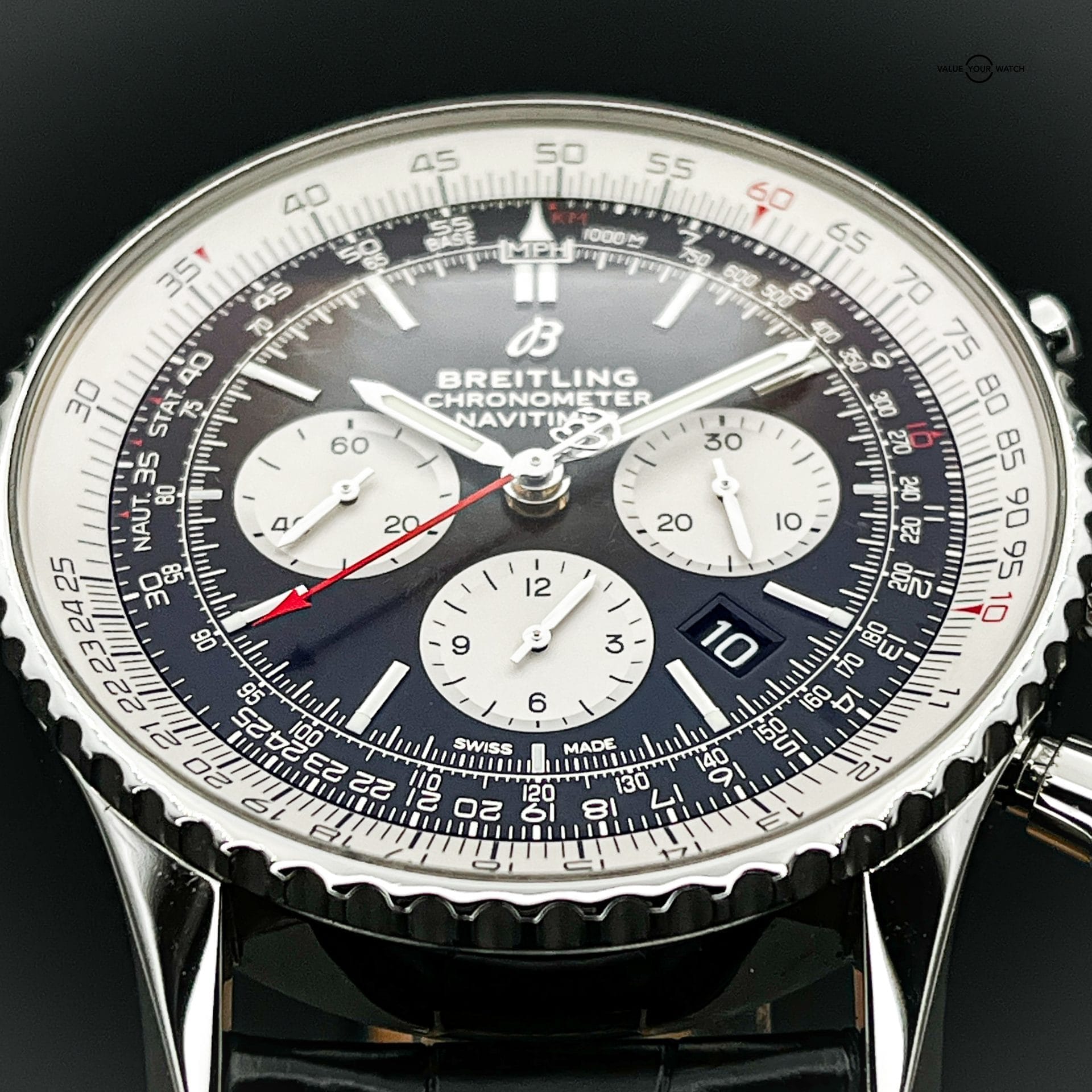 Breitling Navitimer 1 B01 Chronograph 46MM - AB0127211B1P1 - Black Dial - Image 2