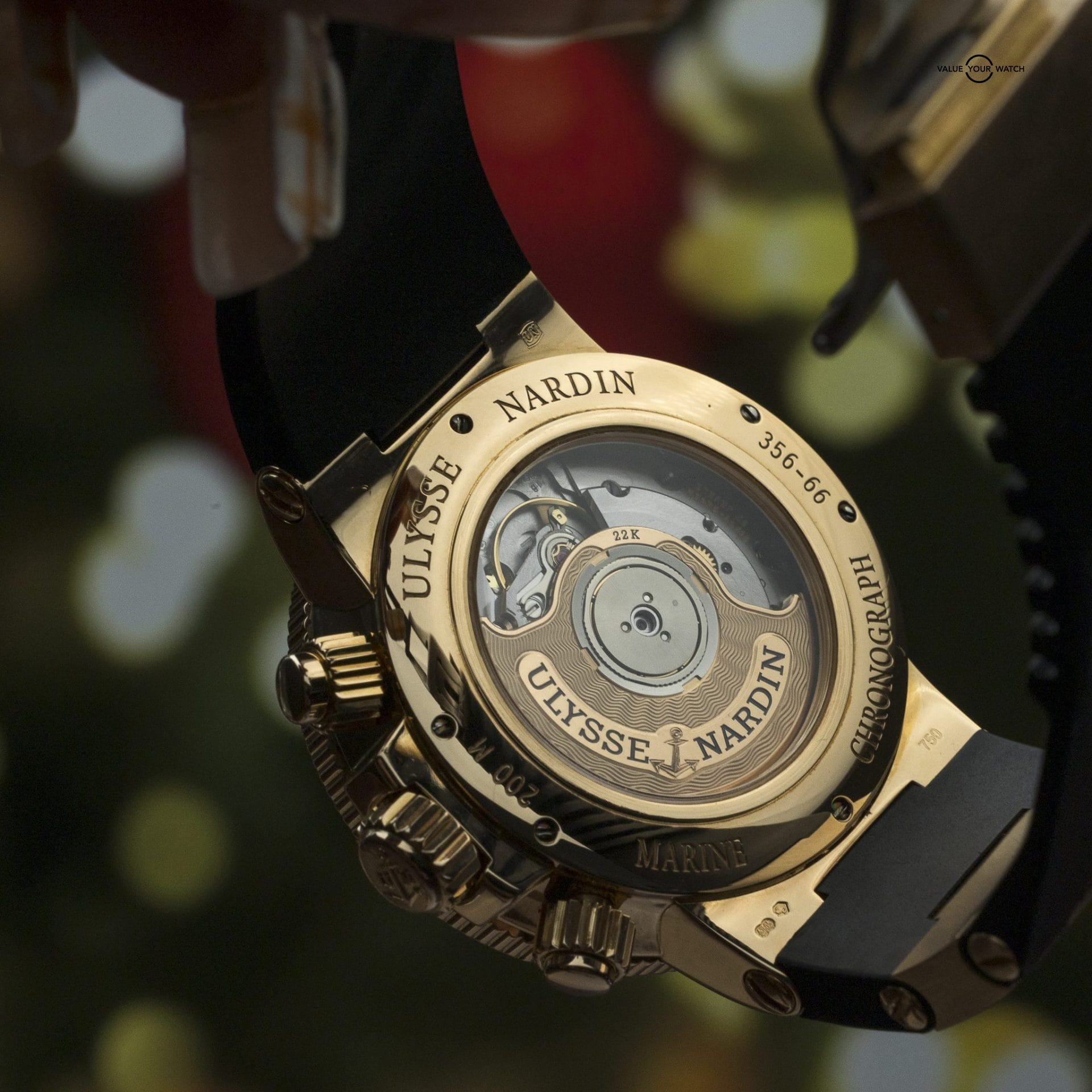 Ulysse Nardin Maxi Marine Chronograph 18K Rose Gold | Ref 356-66-3/319 | 43mm - Image 12