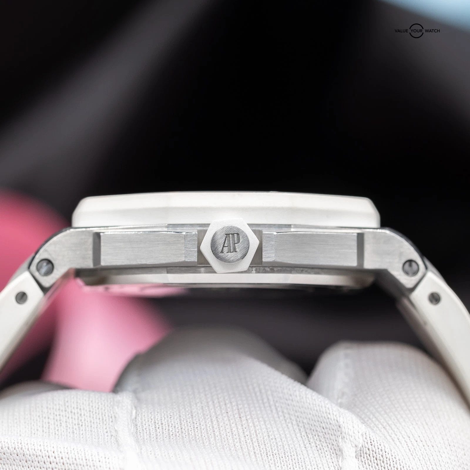 Audemars Piguet Royal Oak Offshore Diamond Bezel Silver Women's Watch - 67540SK - Image 6