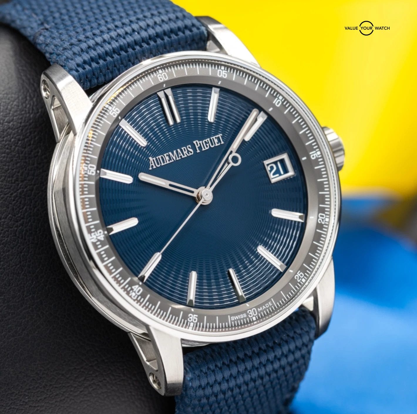 2025 Audemars Piguet Code 11.59 Blue Men's Watch - 15210ST New & Unworn - Image 2