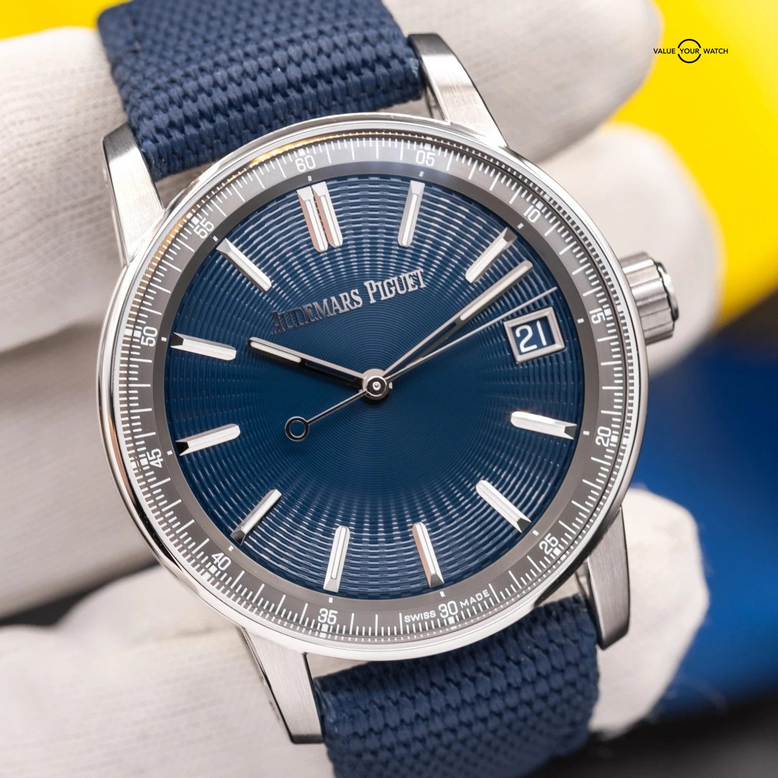 2025 Audemars Piguet Code 11.59 Blue Men's Watch - 15210ST New & Unworn - Image 10