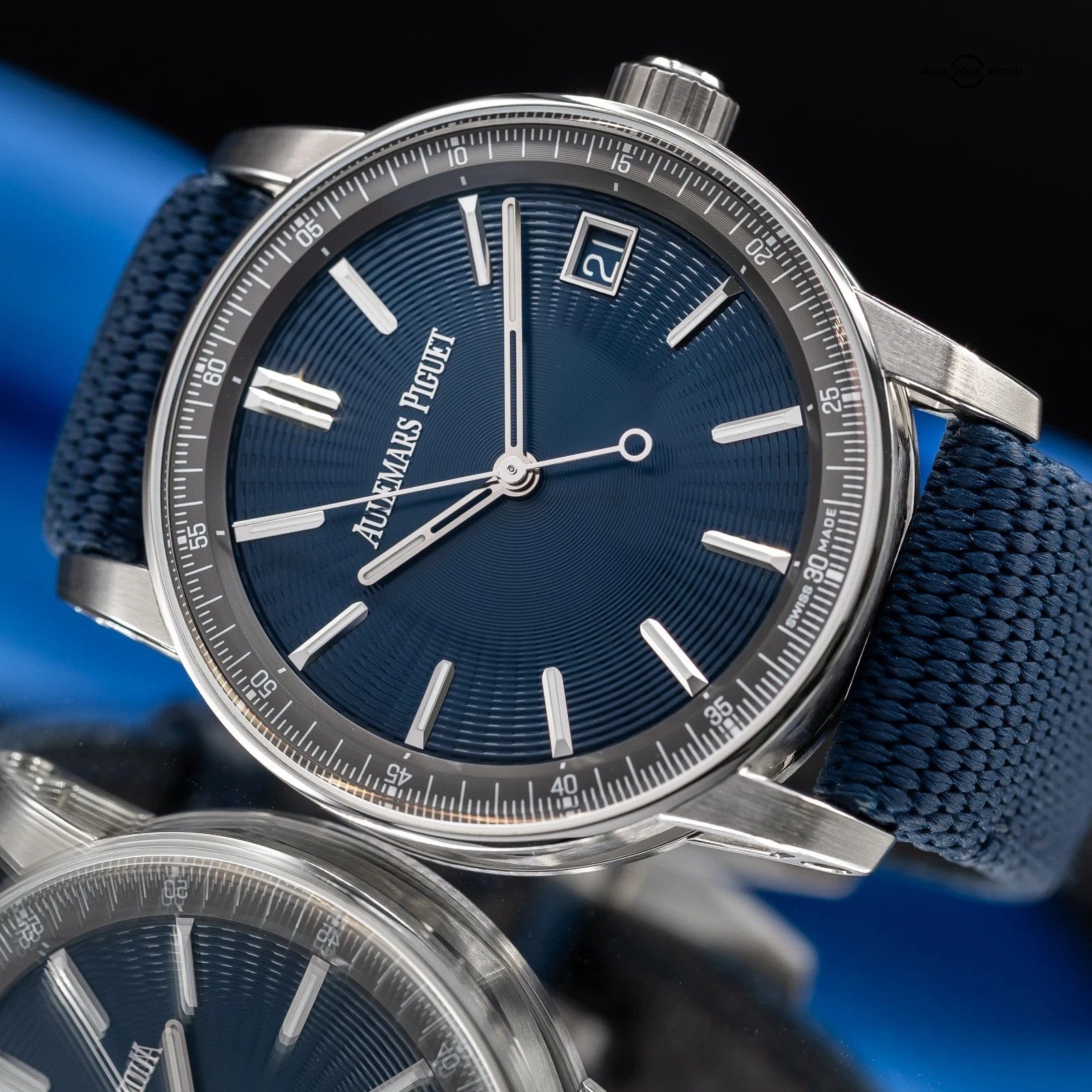 2025 Audemars Piguet Code 11.59 Blue Men's Watch - 15210ST New & Unworn - Image 15