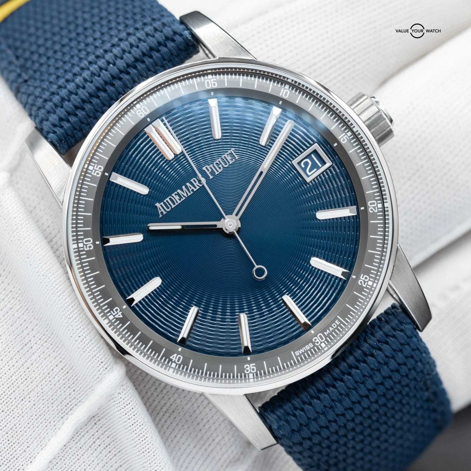 2025 Audemars Piguet Code 11.59 Blue Men's Watch - 15210ST New & Unworn - Image 14