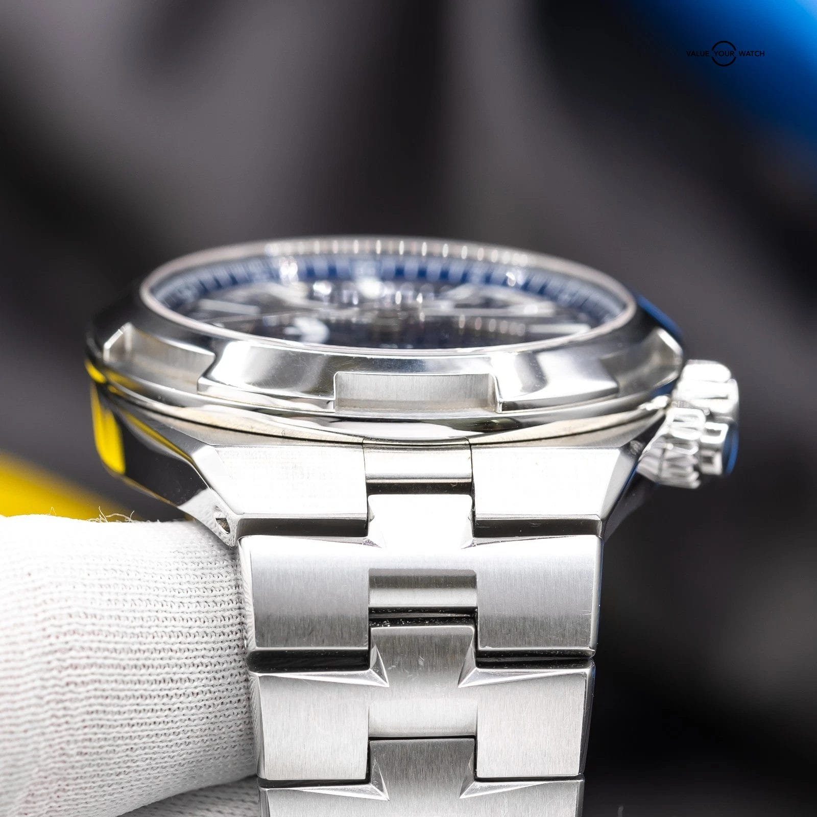 Vacheron Constantin Overseas Dual Time Blue Men's Watch -7900V/110A-B334 - Image 8