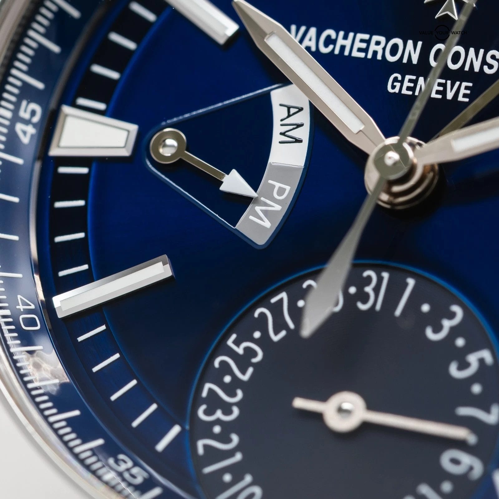 Vacheron Constantin Overseas Dual Time Blue Men's Watch -7900V/110A-B334 - Image 13