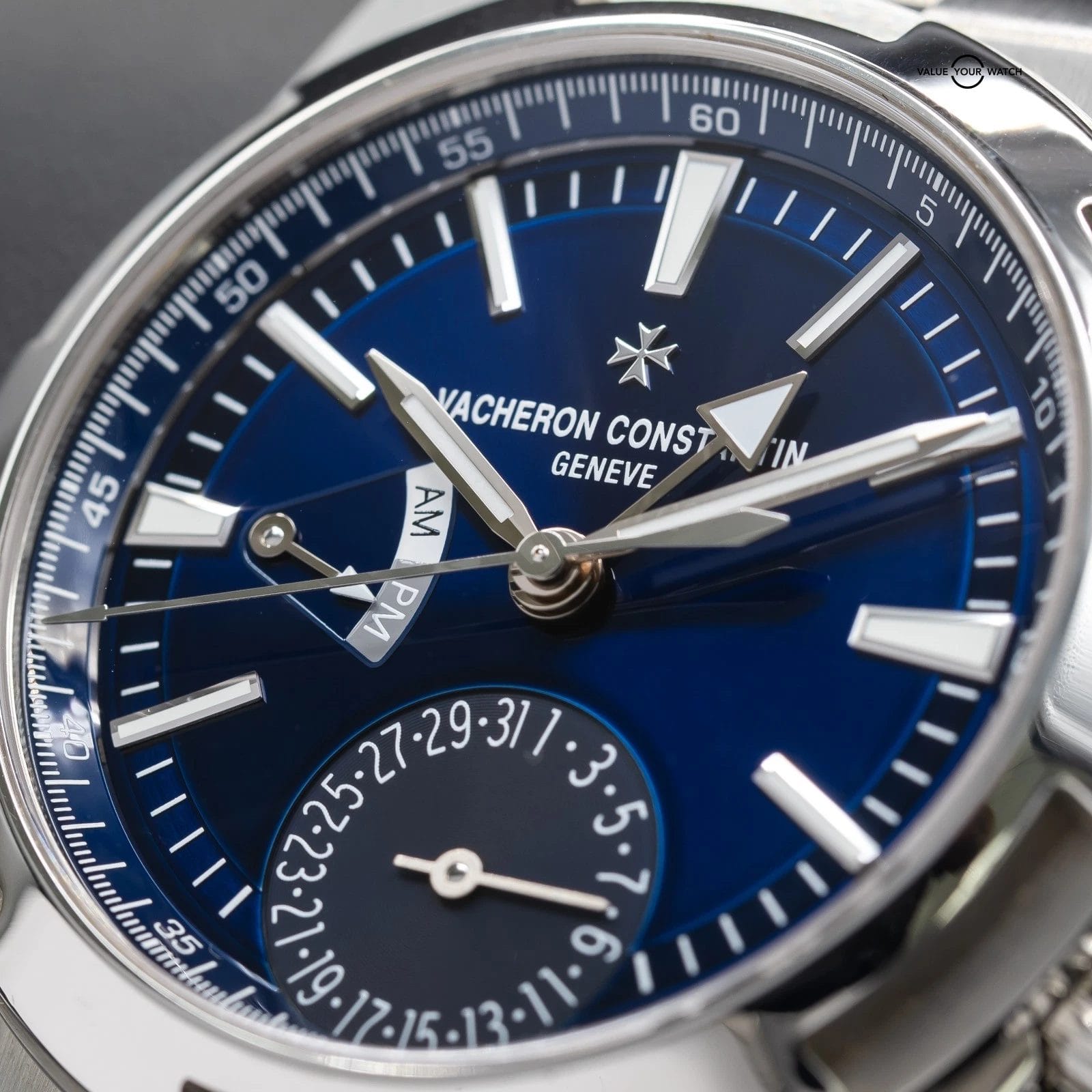 Vacheron Constantin Overseas Dual Time Blue Men's Watch -7900V/110A-B334 - Image 14