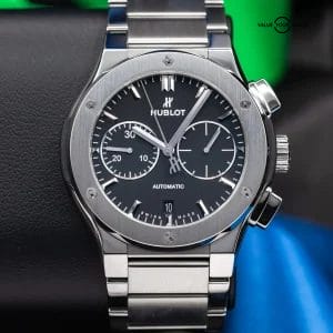 Hublot Classic Fusion Titanium Chronograph Men’s Black Watch – 540.NX.1170.NX