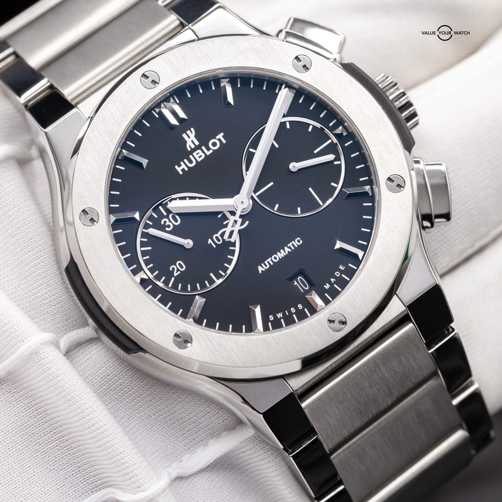 Hublot Classic Fusion Titanium Chronograph Men's Black Watch - 540.NX.1170.NX - Image 3