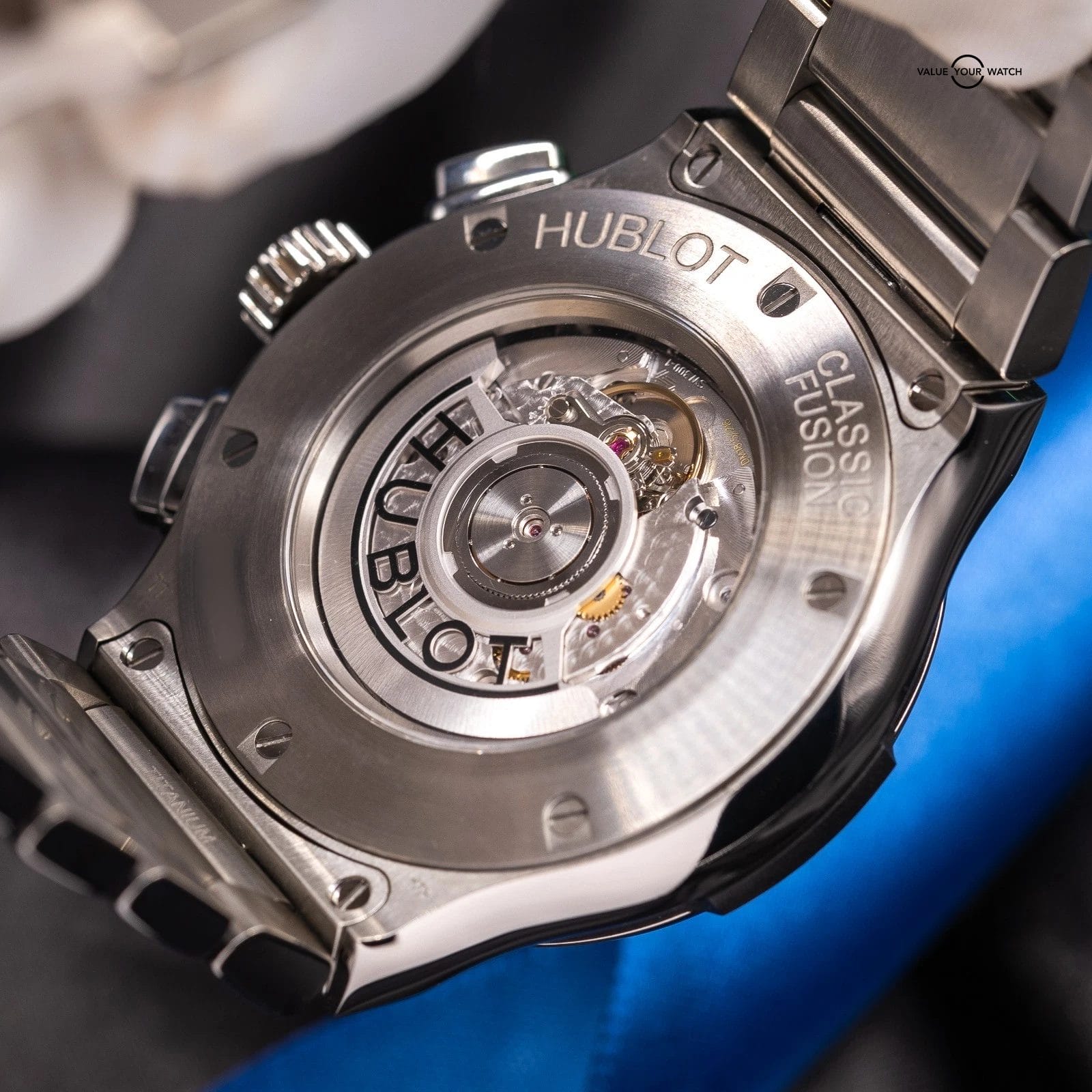 Hublot Classic Fusion Titanium Chronograph Men's Black Watch - 540.NX.1170.NX - Image 4