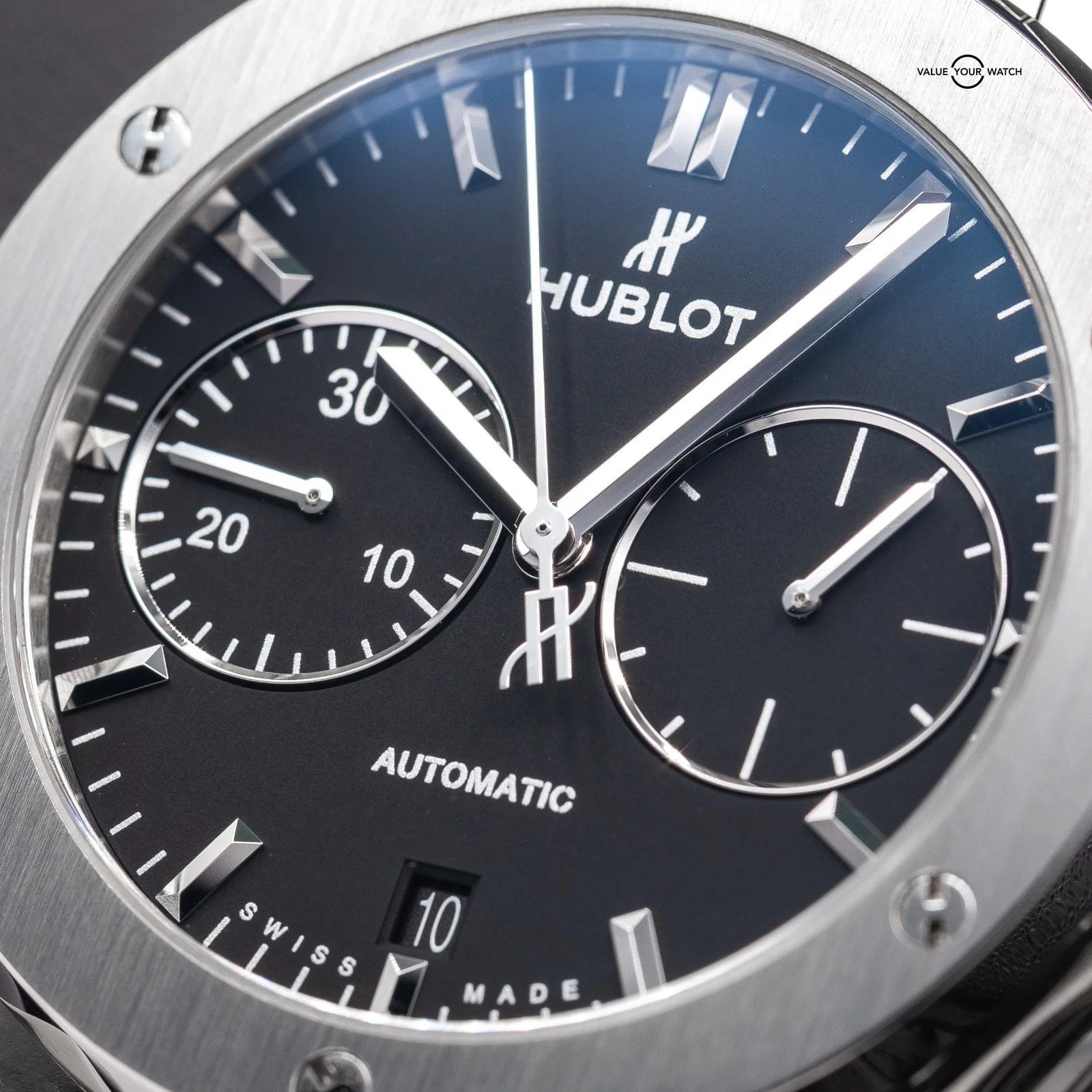 Hublot Classic Fusion Titanium Chronograph Men's Black Watch - 540.NX.1170.NX - Image 13