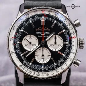 Breitling Navitimer B01 Chronograph 46 mm $10K MSRP Deploy Stainless AB0137