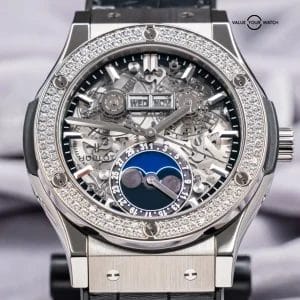 Hublot Classic Fusion Aerofusion Moonphase Diamonds 45mm 517.NX.0170.LR.1104