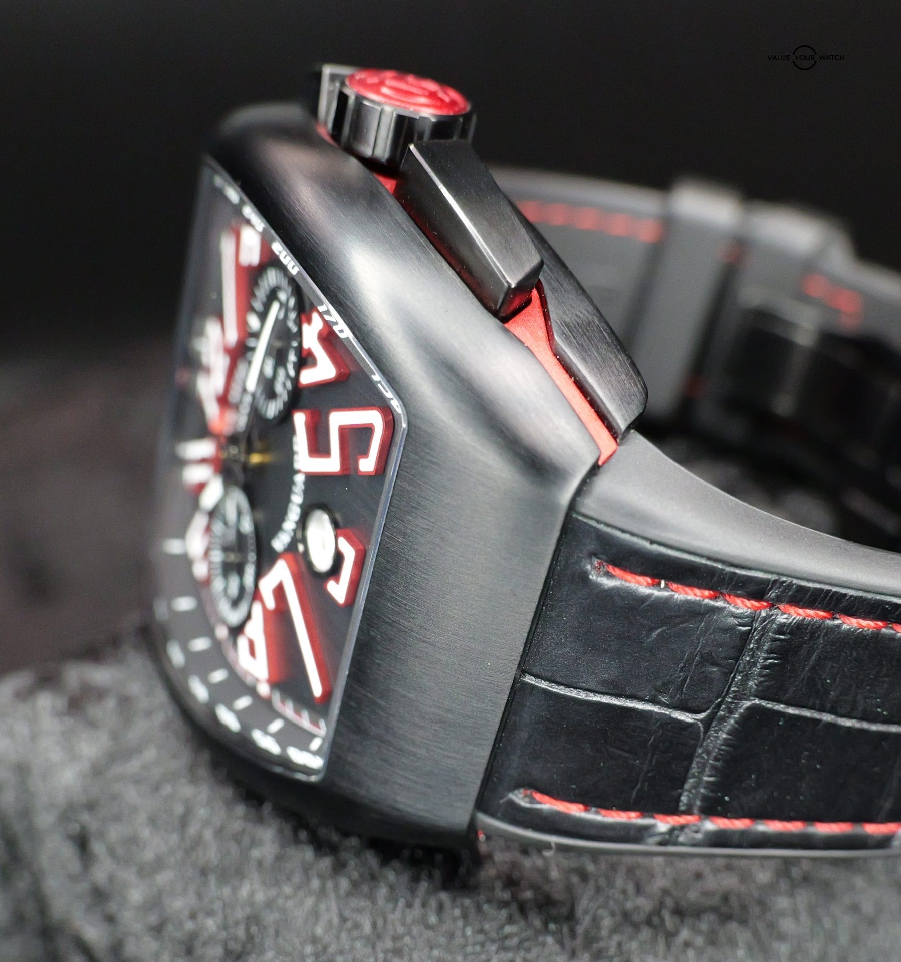 Franck Muller Vanguard V45 CC DT TT NR BR 44MM Titanium Black Dial Full Set WARRANTY - Image 4