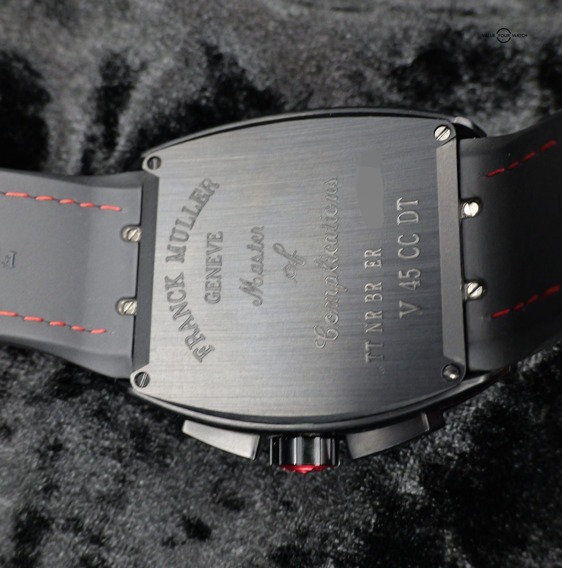 Franck Muller Vanguard V45 CC DT TT NR BR 44MM Titanium Black Dial Full Set WARRANTY - Image 10