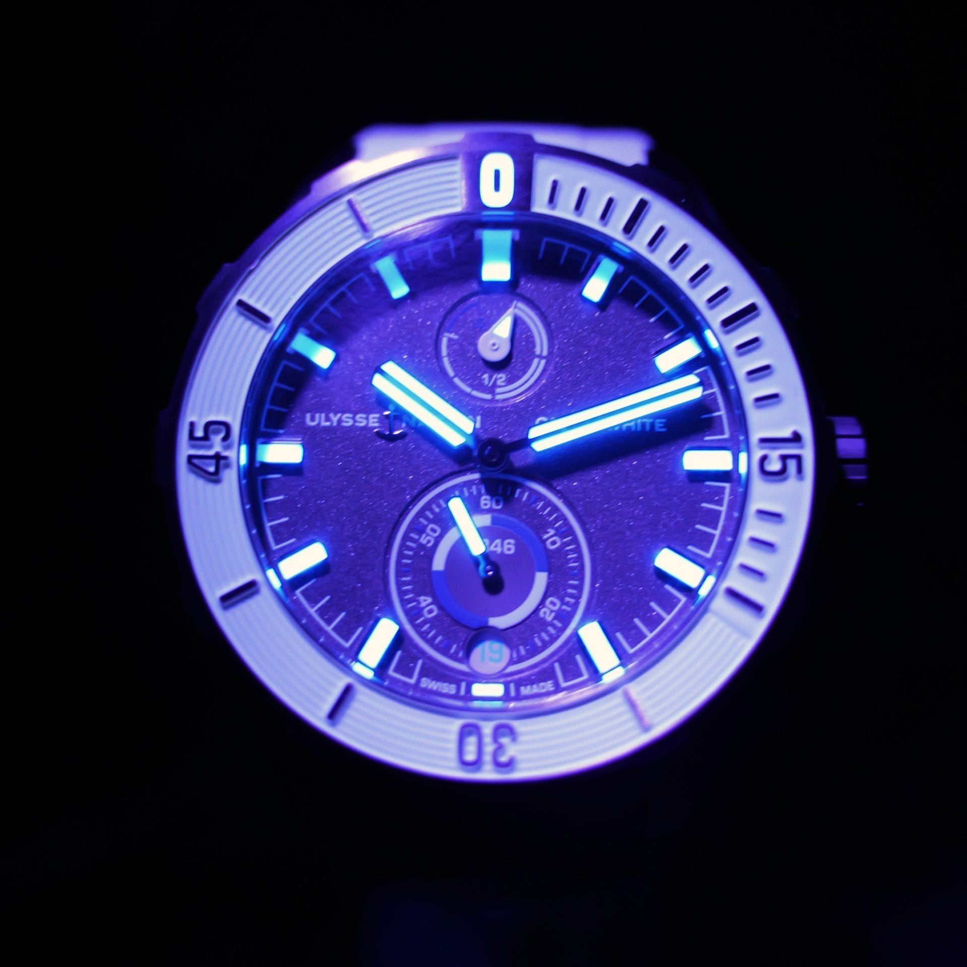 Ulysse Nardin Diver Chronometer Great White Limited Edition 1183-170LE-3/90-GW 44MM Titanium Grey Dial WARRANTY - Image 11