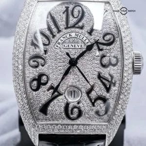 Franck Muller Cintree Curvex Custom Diamonds Set Black 8880 B SC DT