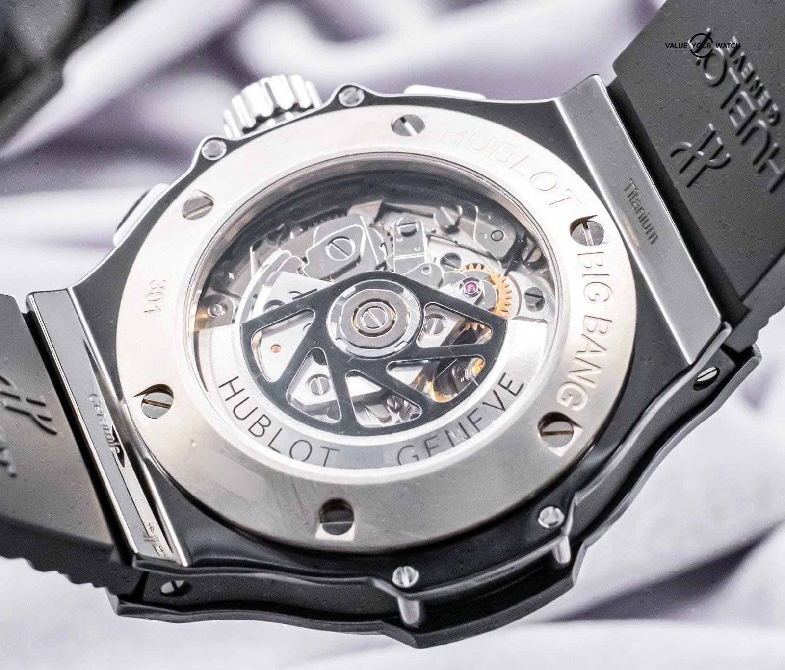 Hublot Big Bang 44 Black Magic Diamonds $24K MSRP Ceramic Box 301.CV.130.RX.114 - Image 13