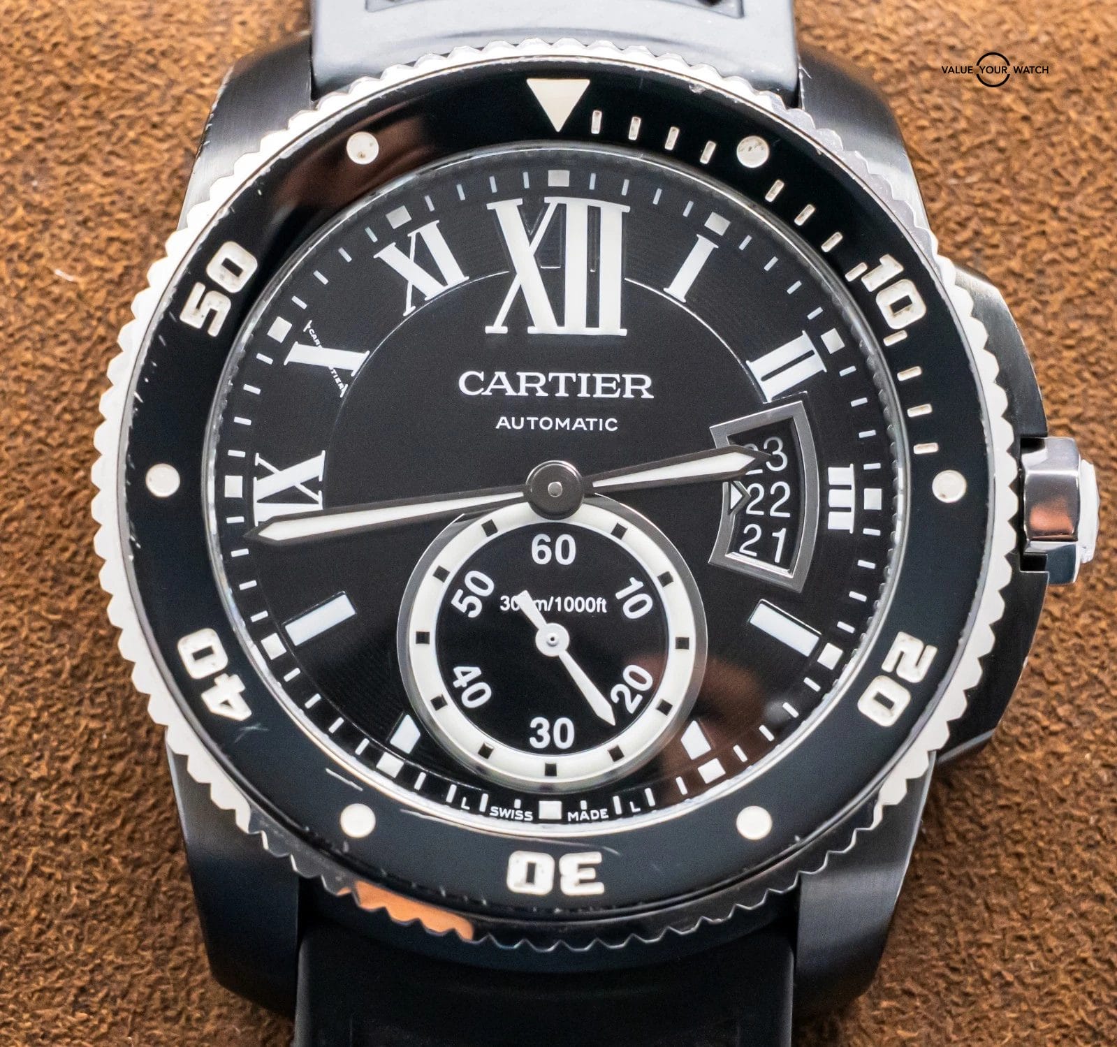 Cartier Calibre de Cartier Diver 42 mm Black Dial Stainless Steel ADLC WSCA0006 - Image 2
