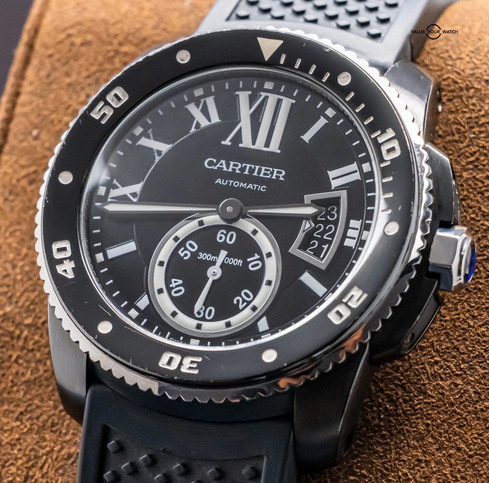 Cartier Calibre de Cartier Diver 42 mm Black Dial Stainless Steel ADLC WSCA0006 - Image 7