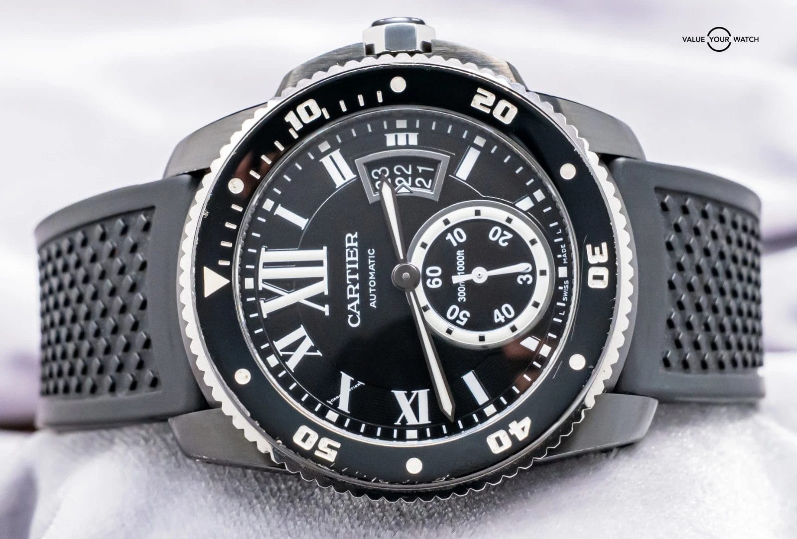 Cartier Calibre de Cartier Diver 42 mm Black Dial Stainless Steel ADLC WSCA0006 - Image 9