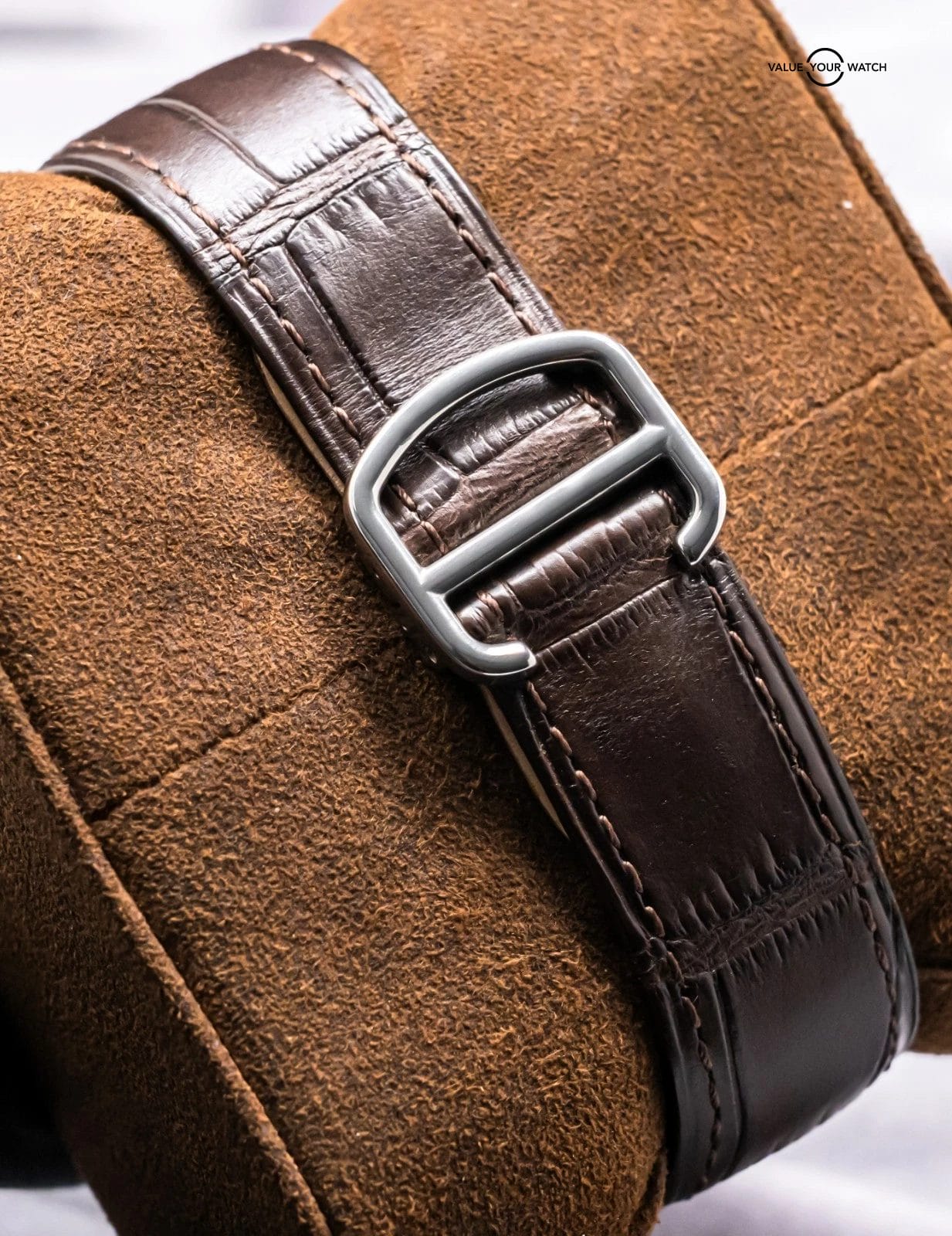 Cartier Calibre de Cartier Rose Gold $11K MSRP Chocolate Dial Two-Tone W7100051 - Image 3