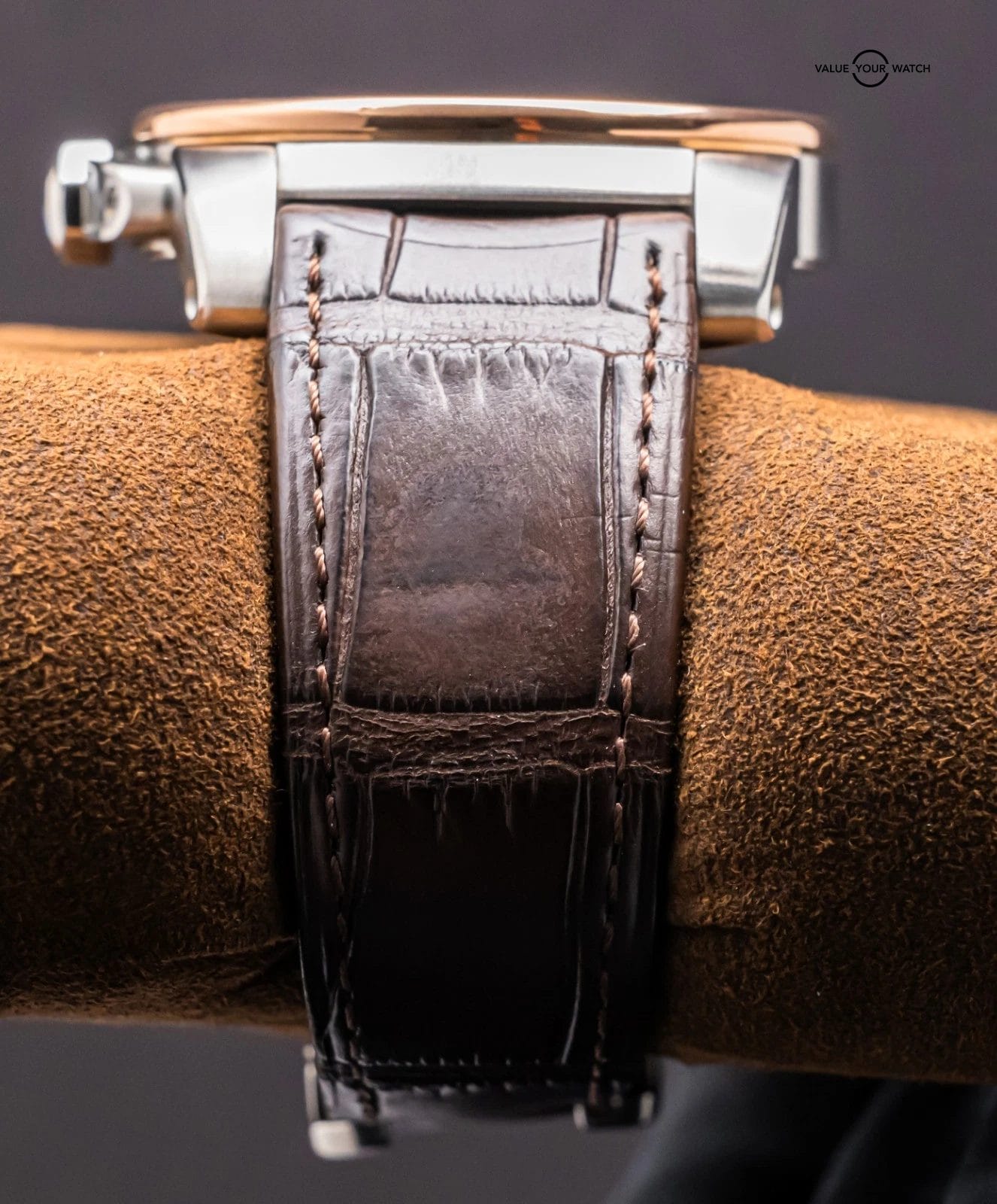 Cartier Calibre de Cartier Rose Gold $11K MSRP Chocolate Dial Two-Tone W7100051 - Image 4