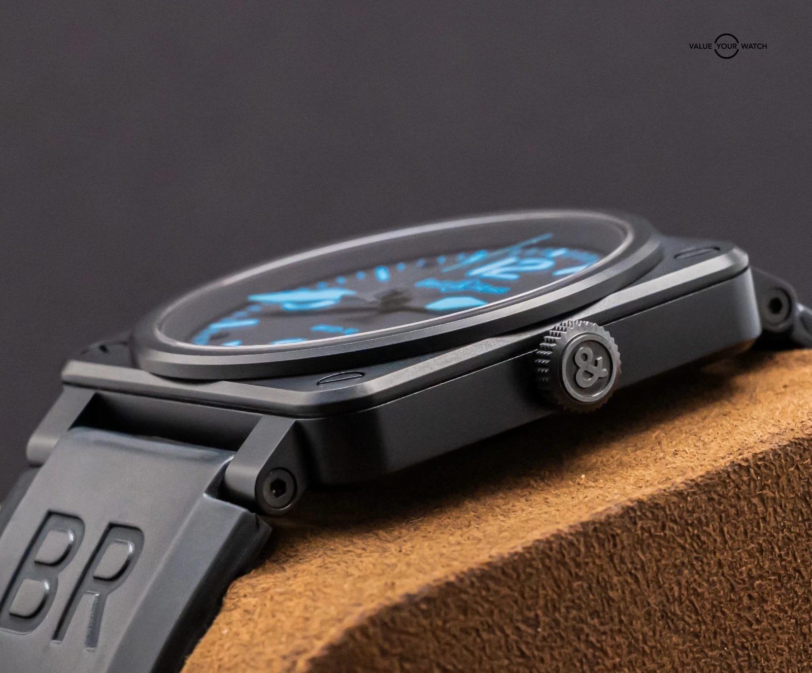 Bell & Ross BR 03-92 Black & Blue Dial 42 mm PVD Steel Automatic Date BR03-92-S - Image 12