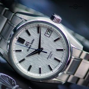 Grand Seiko “White Birch” | Evolution 9 Collection | Spring Drive Ref. SLGA009 | 40mm | Full Set | 2023 | White Textured Dial