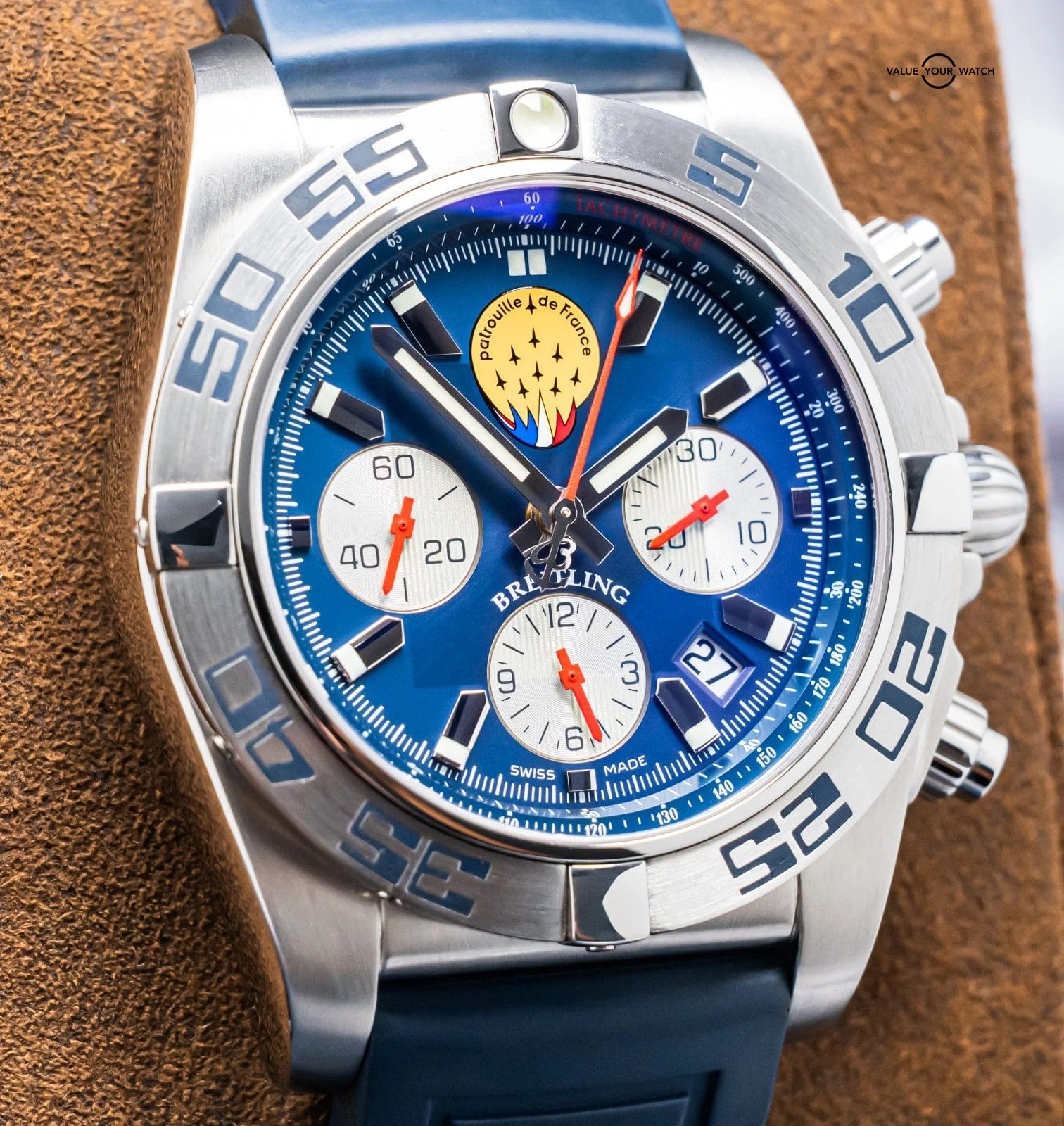 Breitling Chronomat 44 Patrouille de France Limited #422/600 Box Papers AB01109E - Image 16