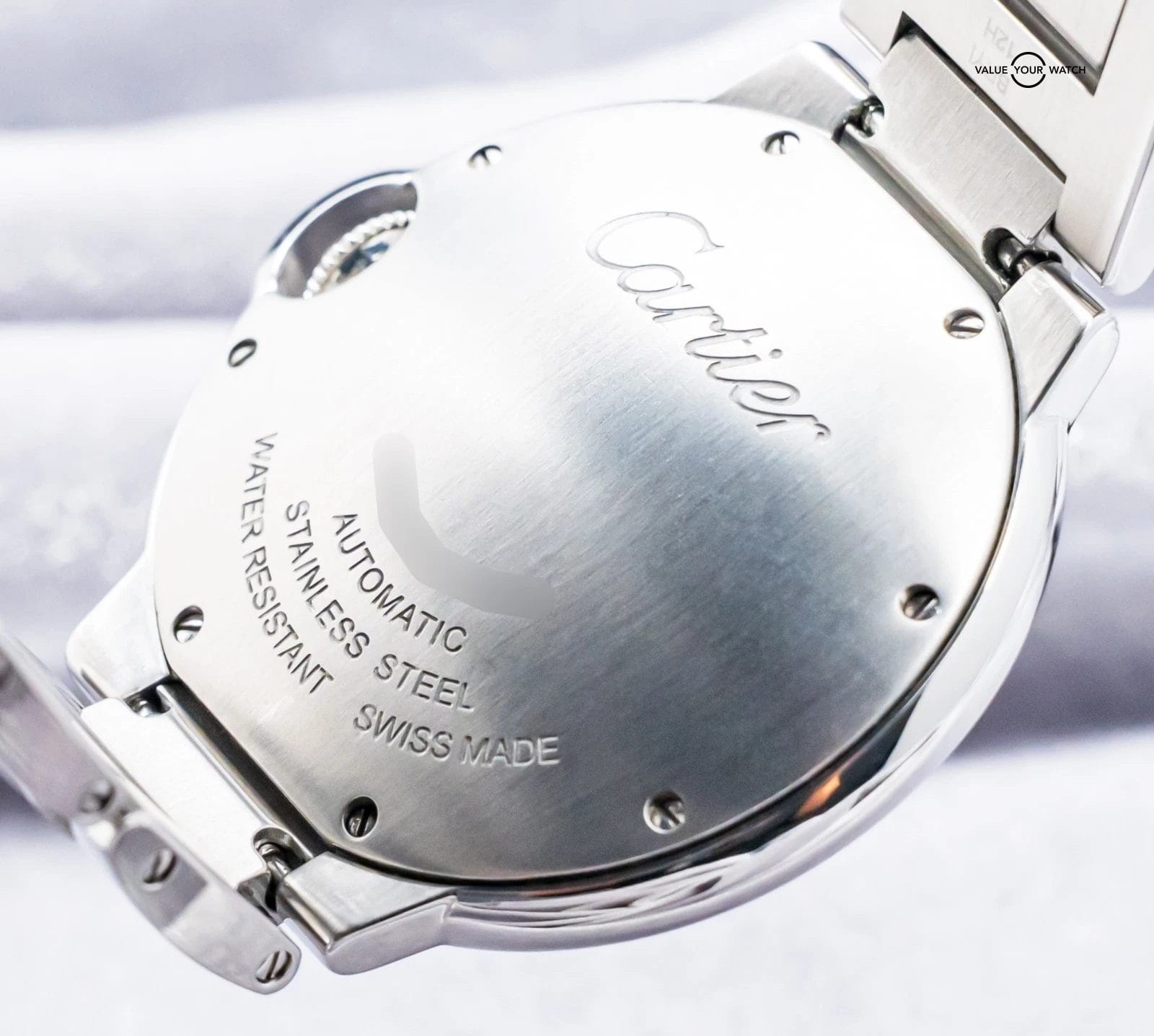 Cartier Ballon Bleu 36 mm Automatic Silver Dial Steel Bracelet Roman W6920046 - Image 4