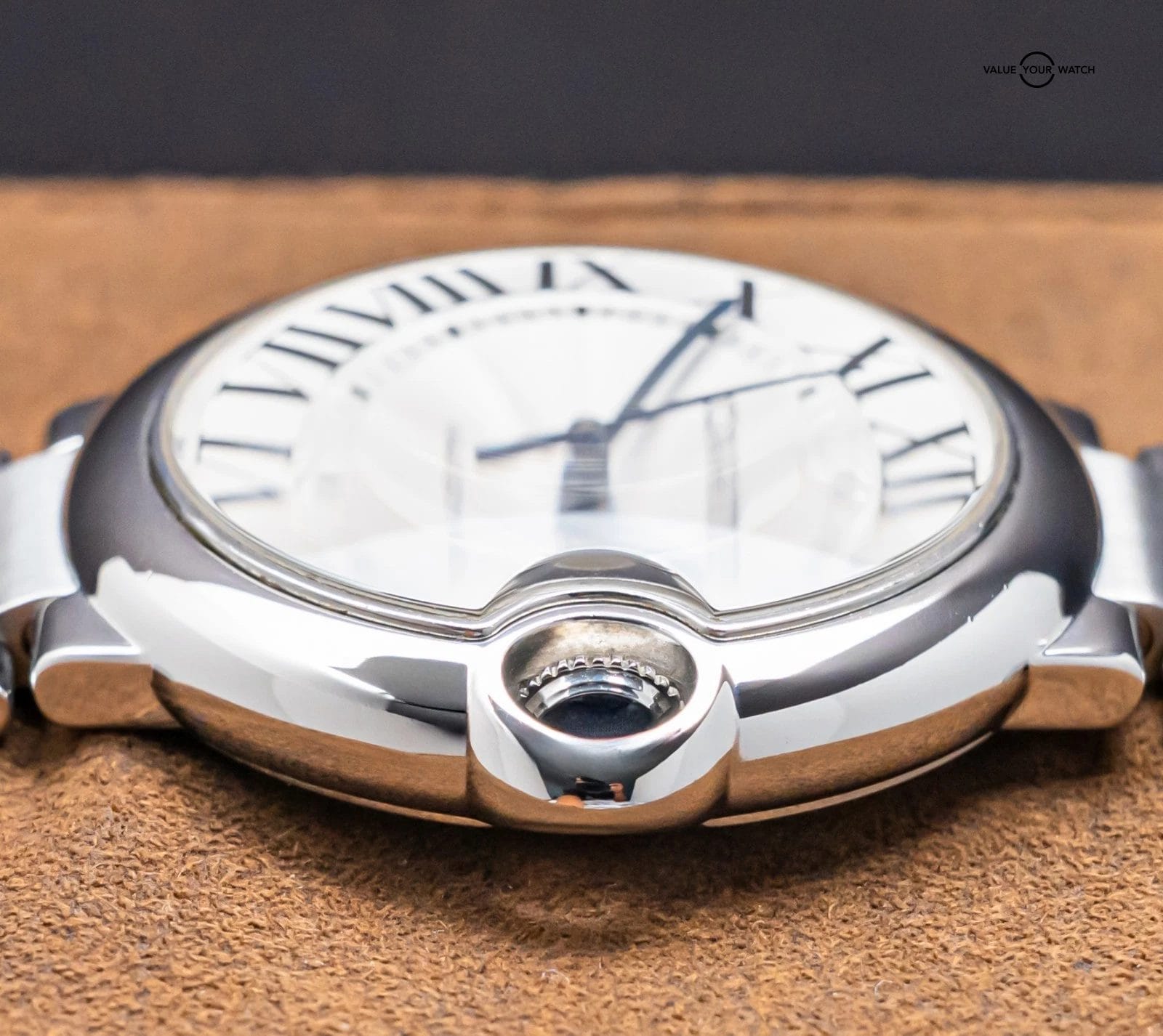 Cartier Ballon Bleu 36 mm Automatic Silver Dial Steel Bracelet Roman W6920046 - Image 11