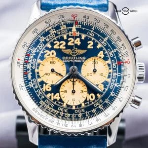 Breitling Navitimer Cosmonaute 24H WARRANTY 42mm Box Leather SERVICED A12022