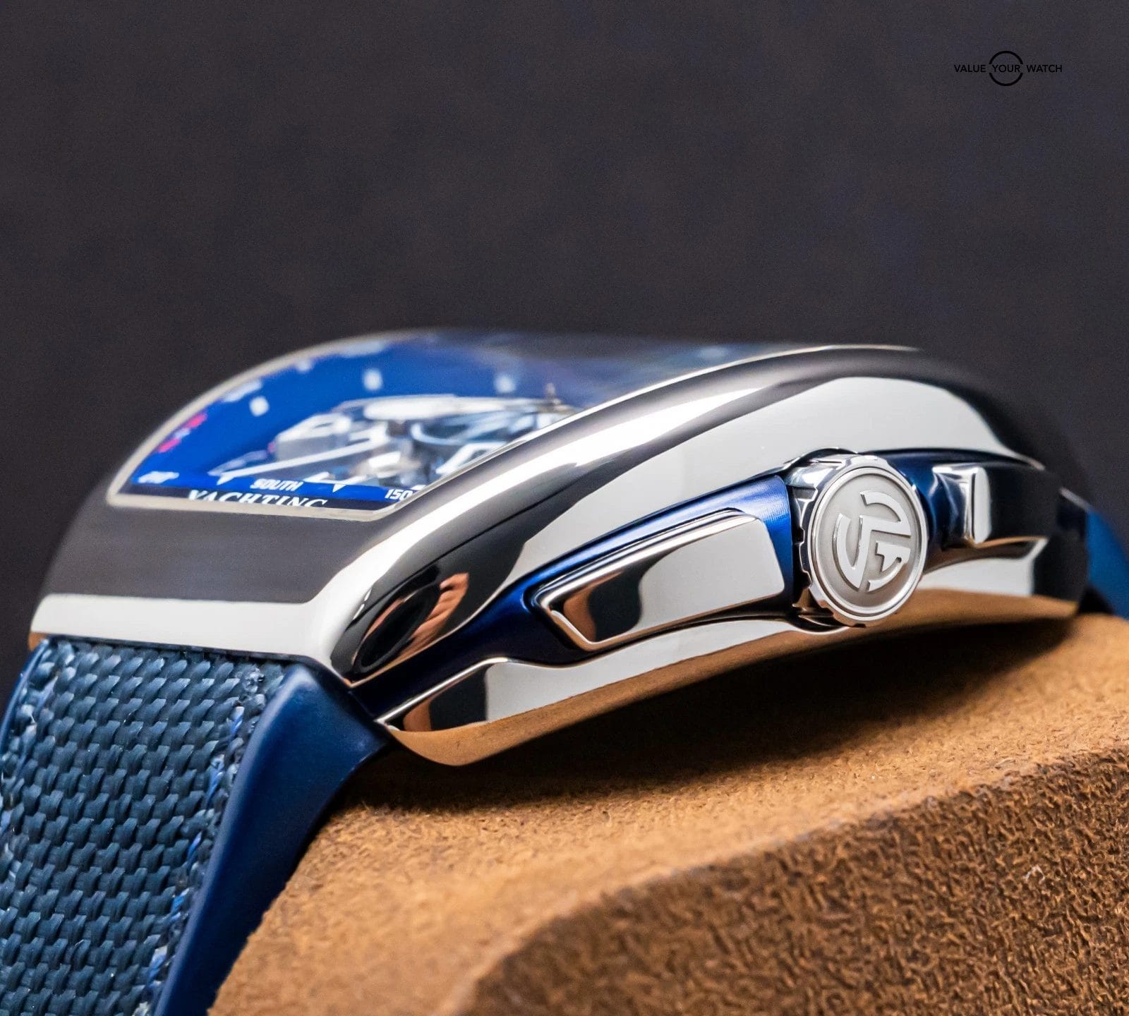 Franck Muller Vanguard Yachting Chrono 45mm Complete V45 CC DT YACHTING AC BL - Image 11