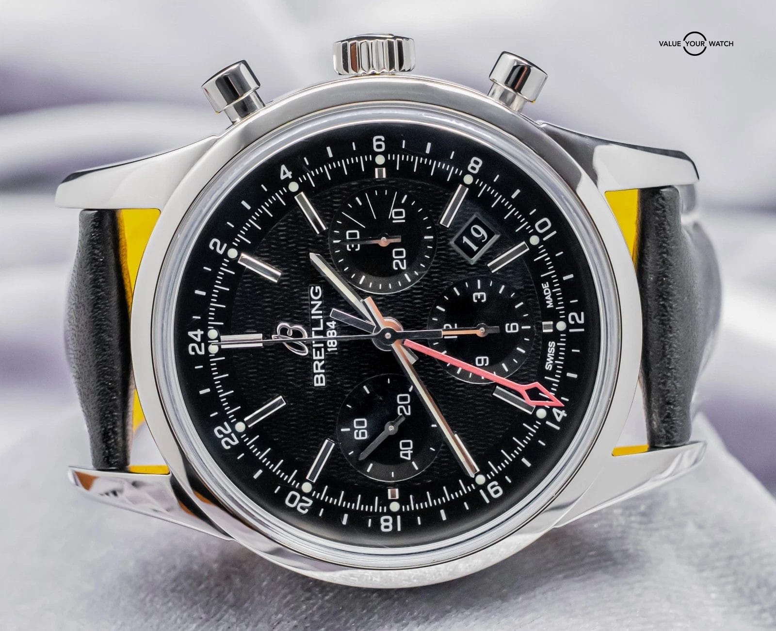 Breitling Transocean Chronograph GMT 43mm Limited $9K MSRP Complete AB0451 - Image 10