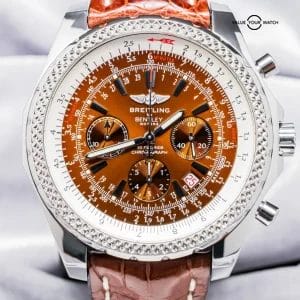 Breitling Bentley Motors 49mm Complete Set SERVICED Chronograph Steel A25362
