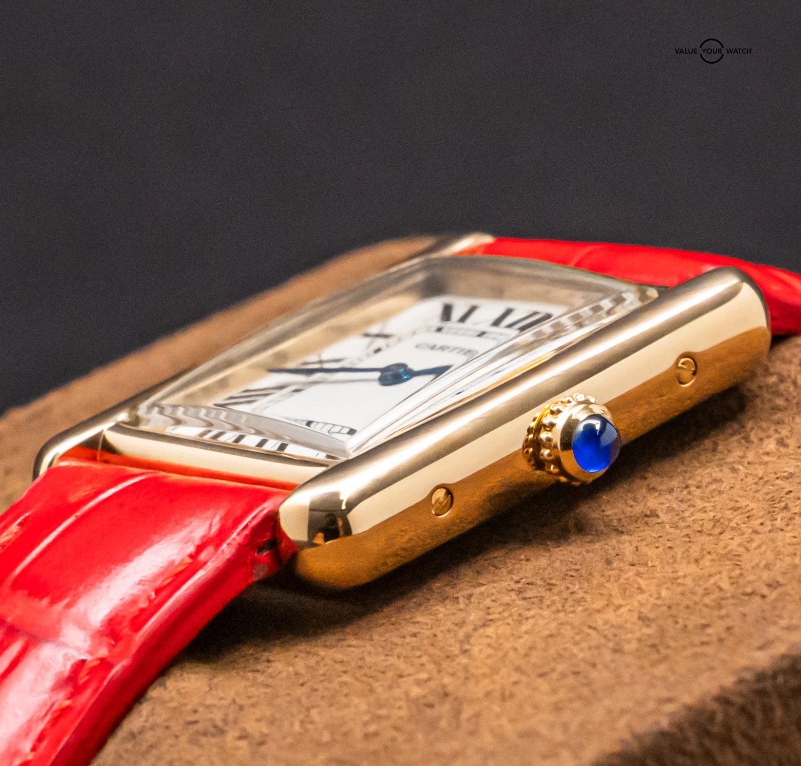 Cartier Tank Solo Small Model Yellow Gold Ladies 31mm Silver Dial Steel W1018755 - Image 10