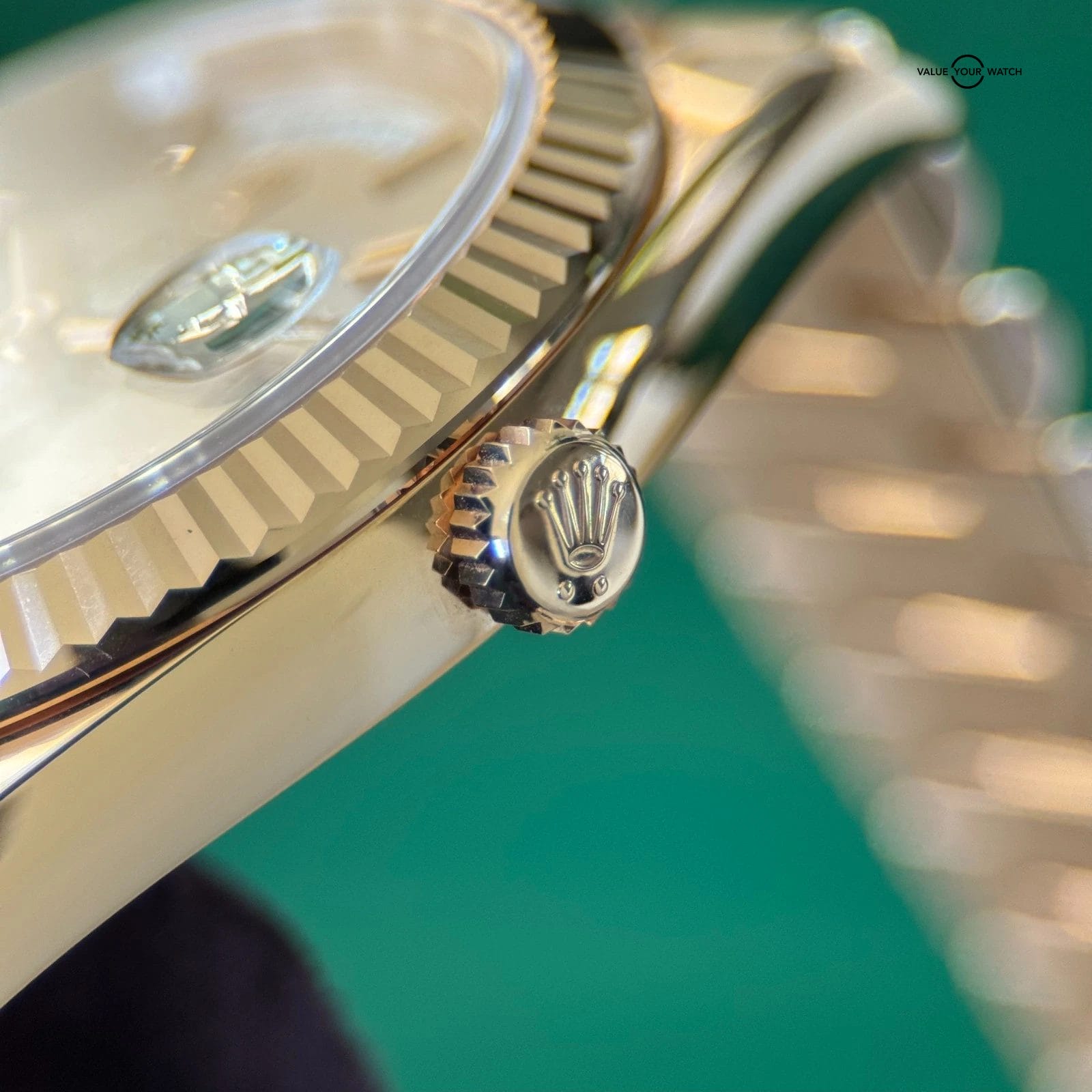 2025 UNWORN Rolex Day Date 40mm Rose Gold w/ Sundust Dial - Collectors Full Set - Image 6