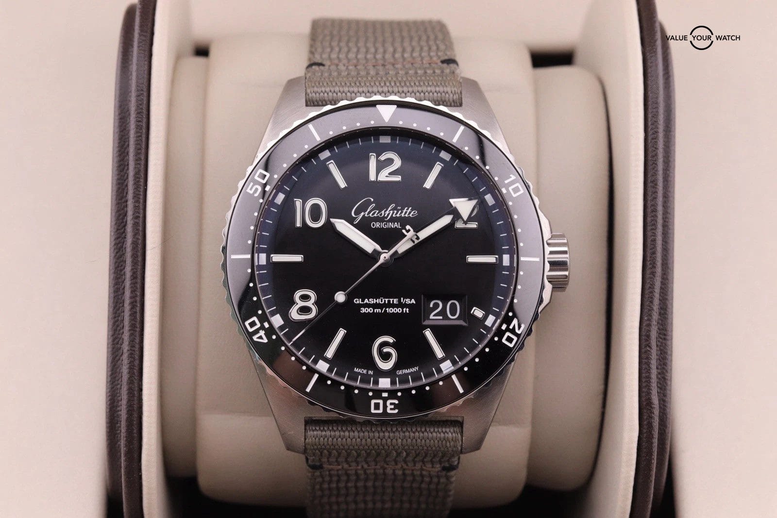 Glashütte Original Seaq Panoramadatum 1-36-13-01-80-34 2020 Complete Set