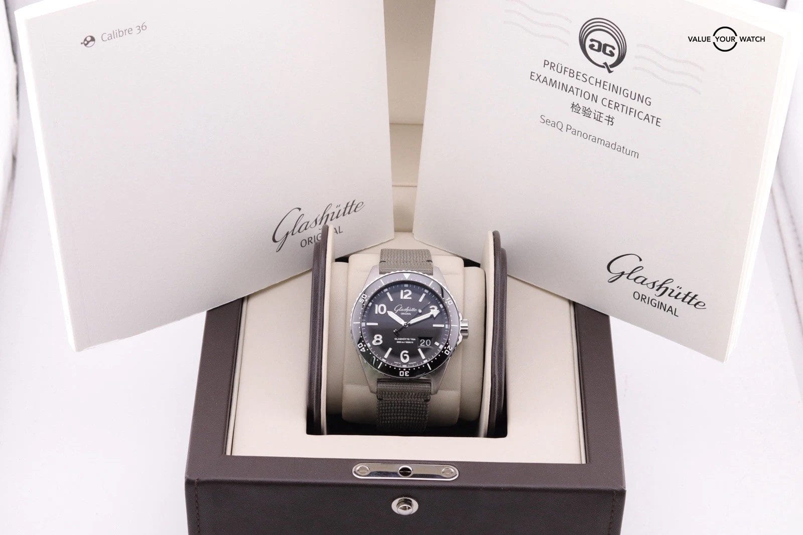 Glashütte Original Seaq Panoramadatum 1-36-13-01-80-34 2020 Complete Set - Image 12