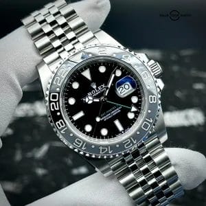 Rolex GMT-Master II Bruce Wayne Jubilee 126710GRNR Sep2024 Unworn Complete Black