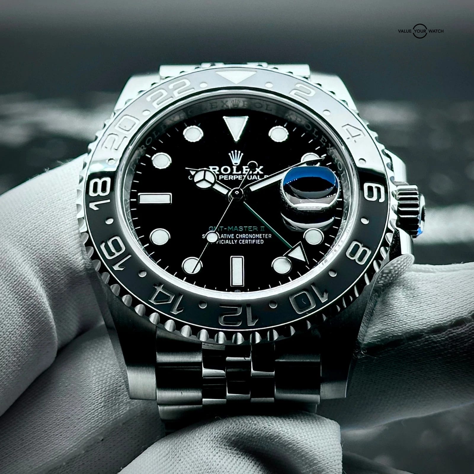 Rolex GMT-Master II Bruce Wayne Jubilee 126710GRNR Sep2024 Unworn Complete Black - Image 7
