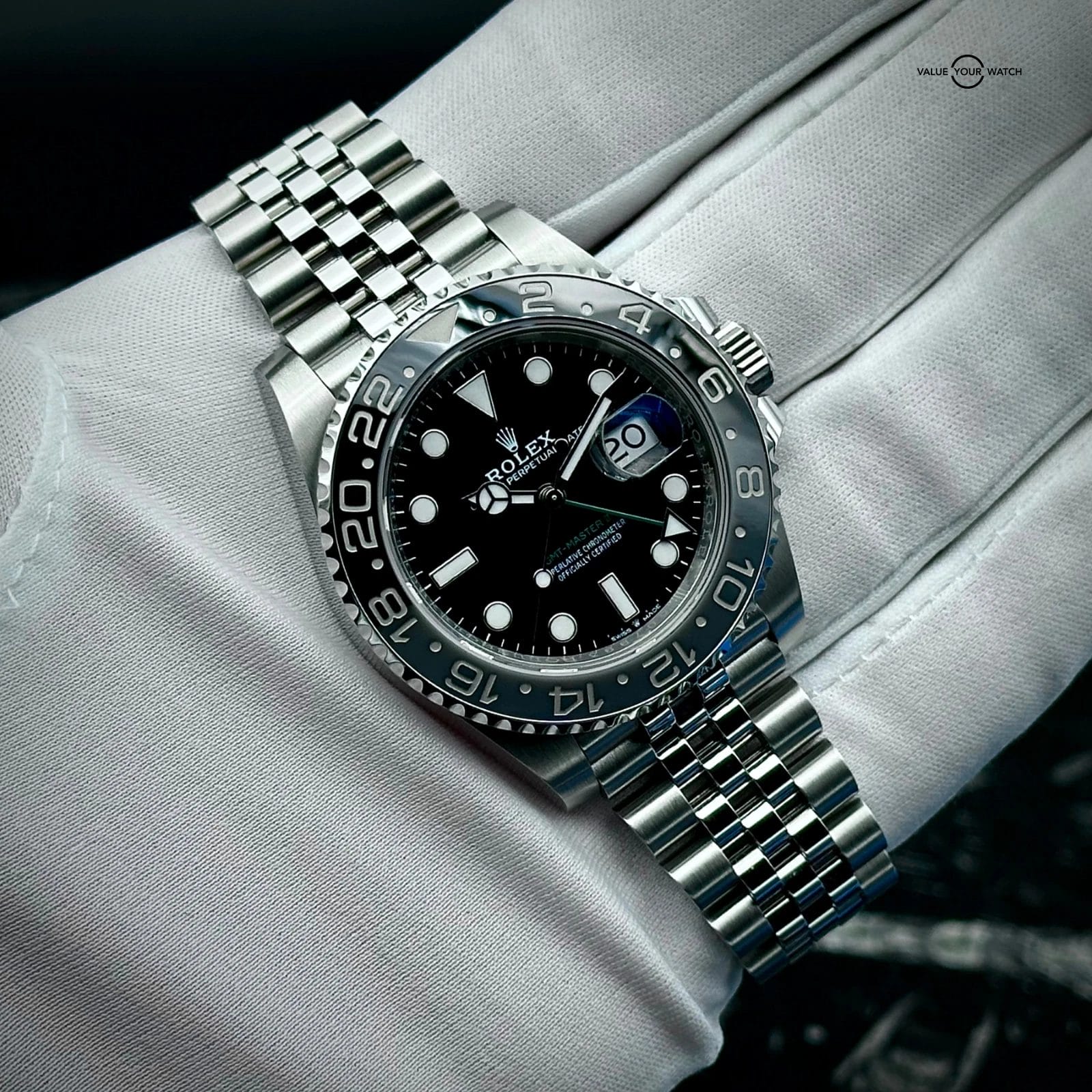 Rolex GMT-Master II Bruce Wayne Jubilee 126710GRNR Sep2024 Unworn Complete Black - Image 10