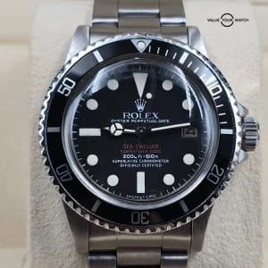 1976 Rolex Submariner 2000 Sea Dweller “Double Red” MK4 dial. All original parts