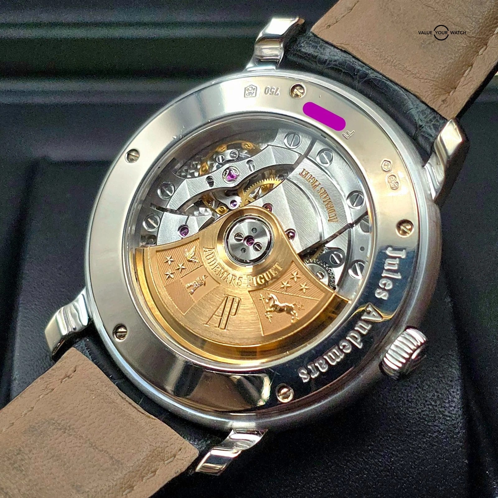 Audemars Piguet Jules Audemars 39mm in 18k white gold, Full set and serviced! - Image 11