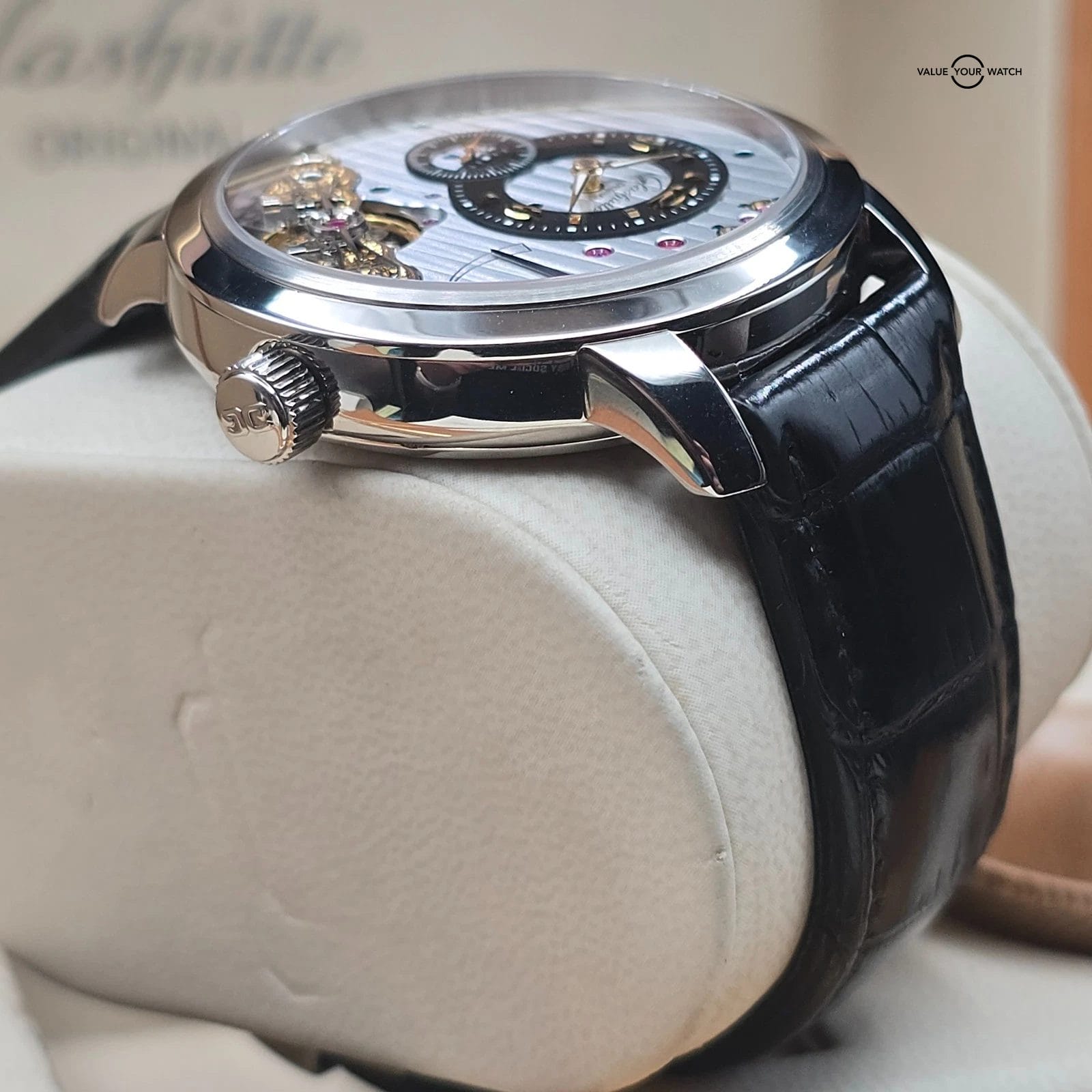 Glashutte Original PanoInverse XL 42mm in 18k White Gold, Full set 2008! - Image 5