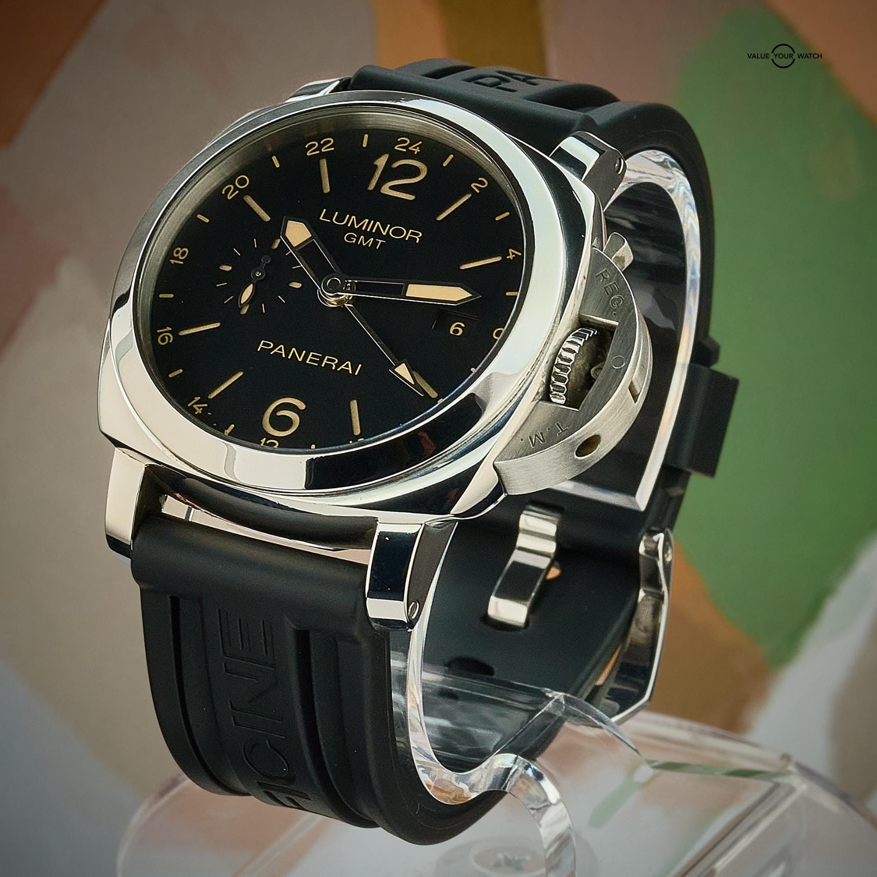 Panerai Luminor 1950 GMT 44mm Steel PAM00531 with Box & Papers - Image 16