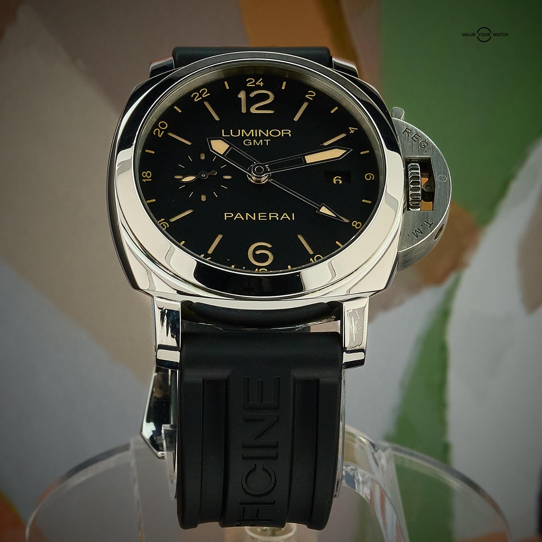 Panerai Luminor 1950 GMT 44mm Steel PAM00531 with Box & Papers - Image 14