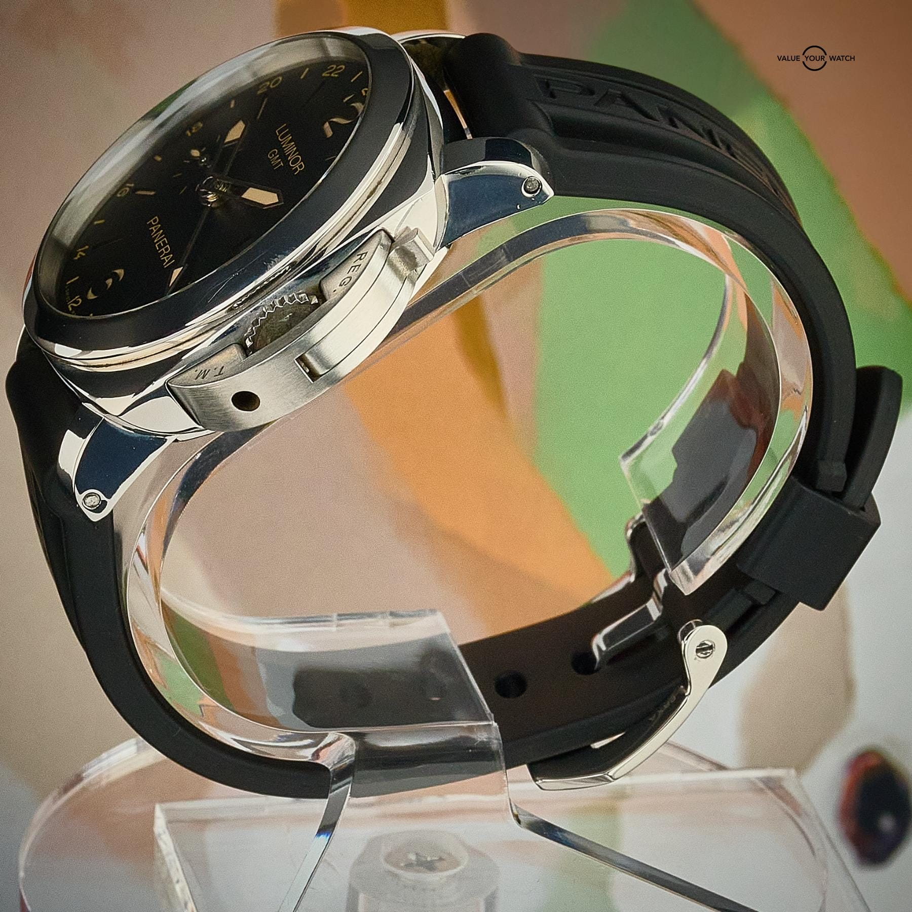 Panerai Luminor 1950 GMT 44mm Steel PAM00531 with Box & Papers - Image 11